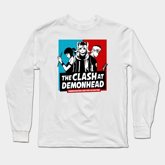Clash At Demonhead Long Sleeve T-Shirt by wloem